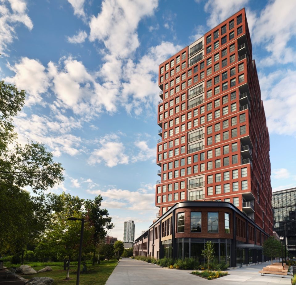 Exterior walkway near Overline Residences